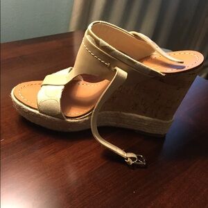 Coach wedge sandals